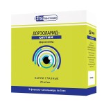 Дорзоламид-оптик, капли глазные 20 мг/мл 5 мл 3 шт