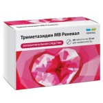 Триметазидин МВ Реневал, таблетки с пролонгированным высвобождением покрытые пленочной оболочкой 35 мг 60 шт