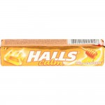 Леденцы, Halls (Холлс) 25 г (9 леденцов) мед и лимон